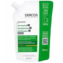 VICHY DERCOS Szampon łupież SUCHY REFILL, 500ml
