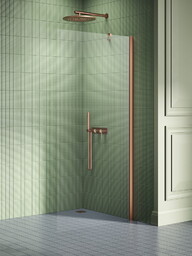 New Trendy New Soleo Copper Brushed kabina prysznicowa