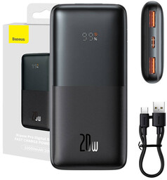 Powerbank Baseus Bipow Pro 10000mAh, 2xUSB, USB-C, 20W