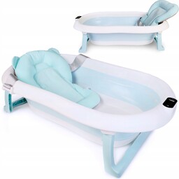 Wanienka Składana dla dziecka niemowląt Termometr Poduszka wanna