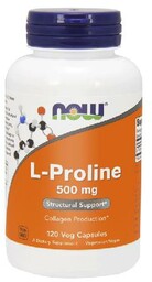 NOW L-Proline 500mg- 120 kaps.