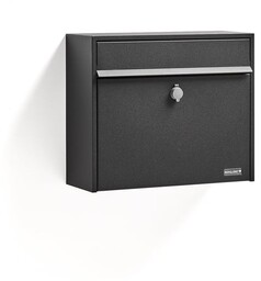 Skrzynka poczkowa GAZETTE, 320x380x140 mm, czarny