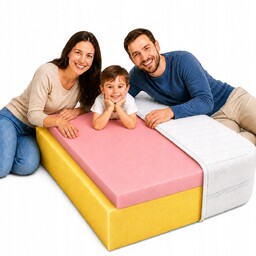 Materac piankowy z Hr 110x200 średnio twardy anatomiczny