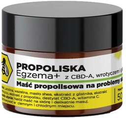 Maść Propolisowa Egzema Plus CBDA, Wrotycz, Glistnik 50