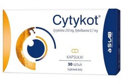 Cytykot ( Cytykolina 250mg, Ryboflawina 0,7mg ), 30