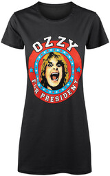 tunika OZZY OSBOURNE - OZZY FOR PRESIDENT ciemnoszara-XL