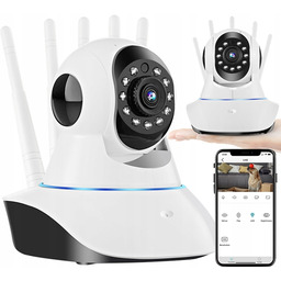 Kamera Niania Elektroniczna Nagrywanie Duży Zasięg WiFi Rozmowy