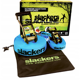 Zestaw taśm Slackers Slackline Classic Set niebieski 980010