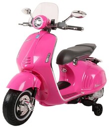 SUN BABY Motorek elektryczny Scooter Vespa Różowy