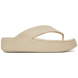 Japonki Crocs Getaway Groove Platform Flip 210700 Beżowy
