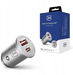 Ładowarka samochodowa 45W 3mk Hyper Car Carger USB-C