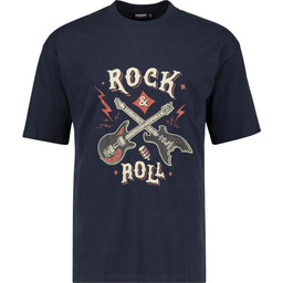 Koszulka Męska Extra Długa T-shirt Granatowy ADAMO Duże