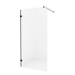 Czarna ścianka prysznicowa 80 cm EXK-1805 Avexa Black