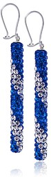 Długie Kolczyki Błyszczące Swarovski Srebro 925