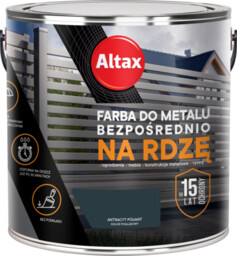 Farba do metalu ALTAX 2,5 l antracyt półmat