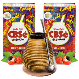 Zestaw Yerba Mate CBSe Energia Guarana 2x500g +
