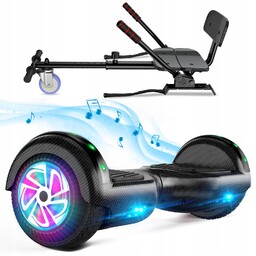 Deskorolka elektryczna dwukołowa Uni-chic Hoverboard 6,5 Cali Led