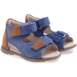 WYPRZEDAŻ EMEL MALIBU ES2435B-2 roczki sandałki chłopięce niebiesko-brązowe
