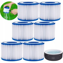 6x Filtry do pompy basenu Jacuzzi Lay