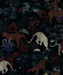 Tapeta Cheetahs Black Wallcolors