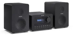 Sharp XL-B520 20W Bluetooth Radio FM, DAB+ Czarny