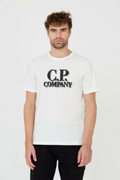 C.P. COMPANY Biały t-shirt Short Sleeve, Wybierz
