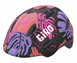 Kask dziecięcy Giro Scamp matte black floral -