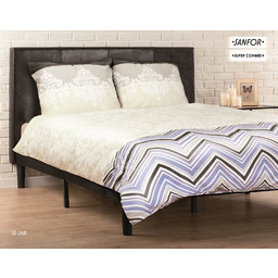 Matex Pościel satynowa 160x200 26B Exclusive beżowa ornament