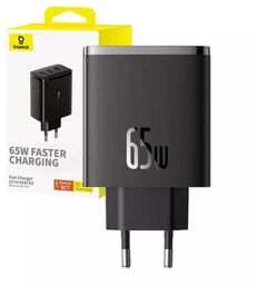 ŁADOWARKA GAN BASEUS CUBE PRO 65W 2XUSB-C 1X
