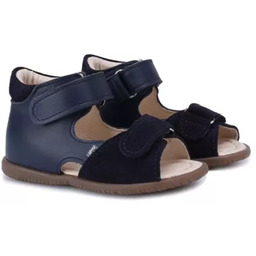 WYPRZEDAŻ EMEL MALAGA E2428D-2 granatowe sandałki ROCZKI chłopięce