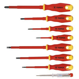 Wkrętaki 1000 V zestaw 8 sztuk TOPEX