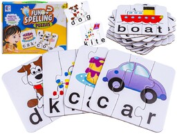 Puzzle do nauki języka angielskiego, gra edukacyjna, PakaNiemowlaka