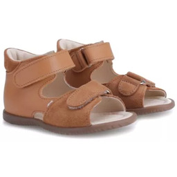 WYPRZEDAŻ EMEL MALAGA E2428D-4 brązowe sandałki ROCZKI chłopięce