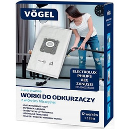 VÖGEL Worek do odkurzacza EP-Bag Maxi (12 sztuk)