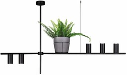 Lampa wisząca z kwietnikiem Rocco K-4756, lampa sufitowa,