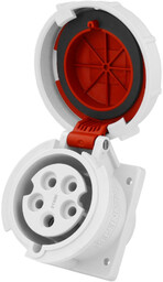 Gniazdo CEE 32A 5p 400V IP67 tablicowe proste