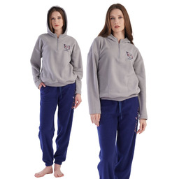 Piżama Damska Dres z kapturem Vienetta polar XL