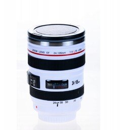 Kubek termiczny OBIEKTYW BIAŁY - 350 ml