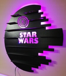 Półka Lampka figurki Led Pilot Ludziki star wars