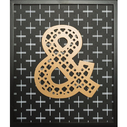 Eurofirany Obraz And 1 30x35 dekoracyjny w metalowej