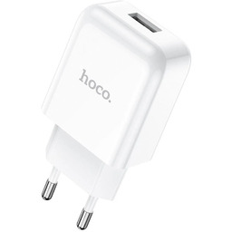 Ładowarka sieciowa HOCO USB A 2A N2 biała