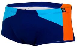 ZEROD Kąpielówki TRUNKS Dark Blue Atoll/Orange