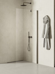 New Trendy New Soleo Gunmetal Brushed kabina prysznicowa