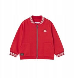 Bluza chłopięca Mayoral 1424 czerwona bomberka r68