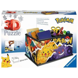 3D Szkatułka Pokemon 216 elementów Puzzle