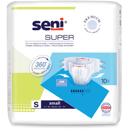 Seni Super Pieluchomajtki dla dorosłych Small (S), 10