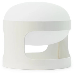 Kartell - lampa stołowa LED KD28, biała, wysokość