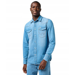 Koszula Wrangler WESTERN SHIRT 112362744 Light Wash XL