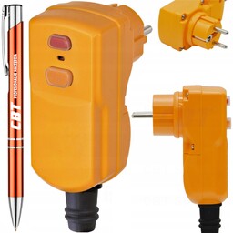 Wtyczka Ochronna Różnicówka Z Wyłącznikiem Bdi-s 2 30mA