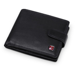 Portfel męski Skórzany Albatross Cruz Czarny
